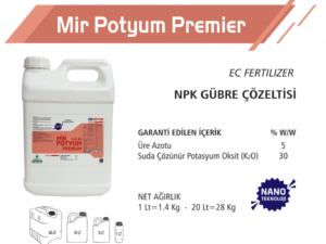 Mir Potyum Premier NPK Gübre Çözeltisi